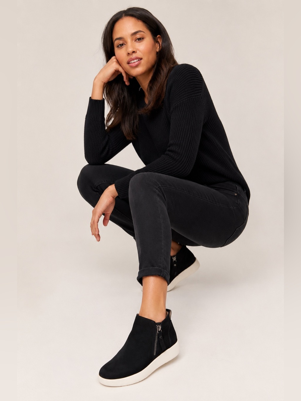 OTBT Astrid black sneaker bootie Size 8.5
